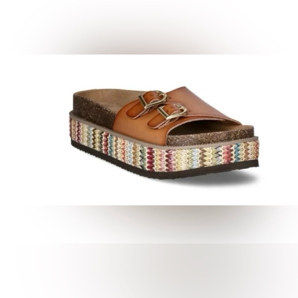No Boundaries Women's Platform
Footbed Sandal